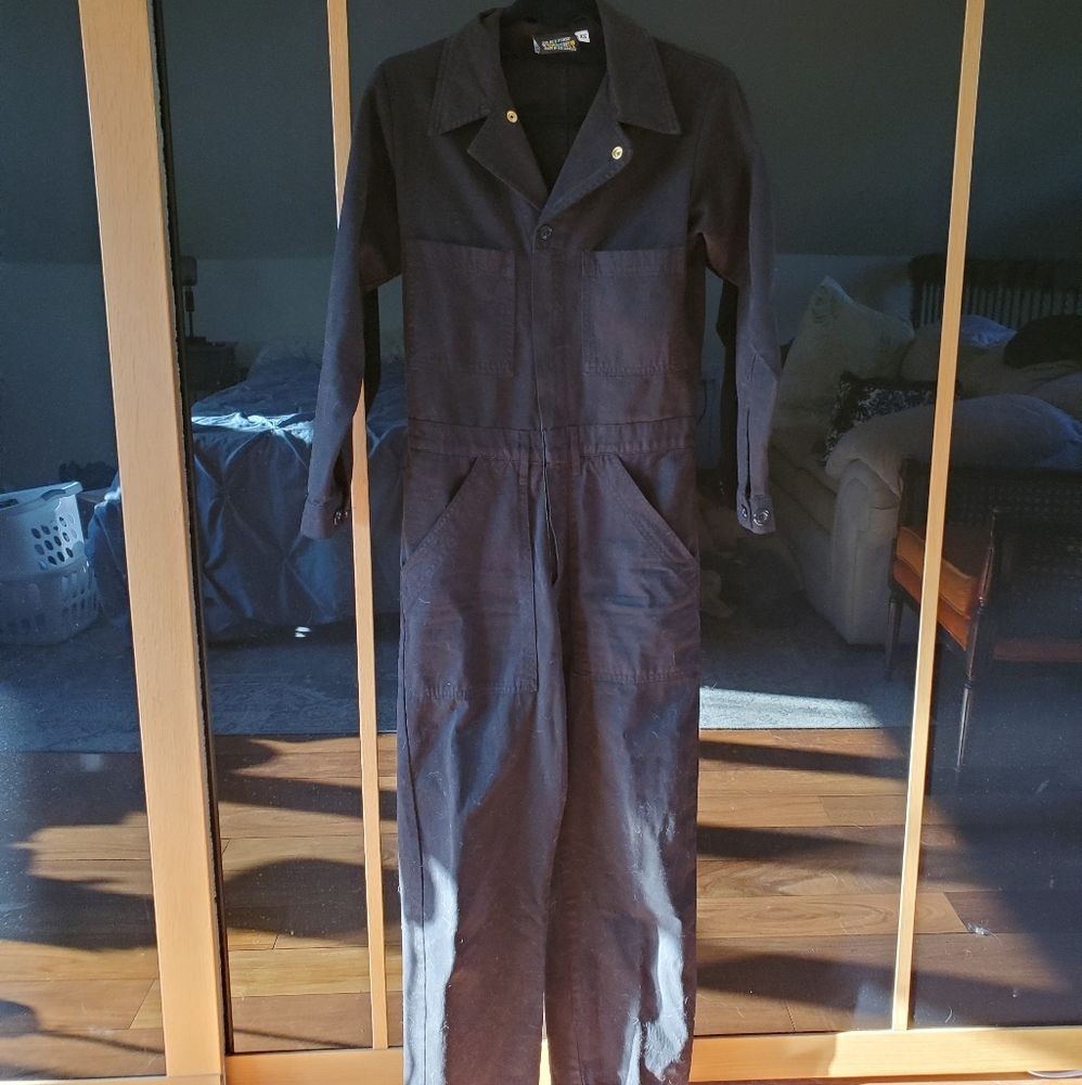 Big Bud Press black long-sleeve jumpsuit